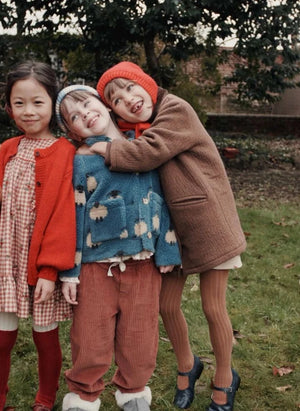 Emile et Ida - Sheep Sherpa Jacket | Blue