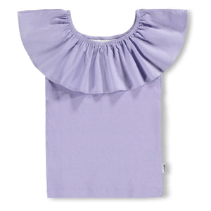 Molo - Reca organic cotton ruffle top | Lilac