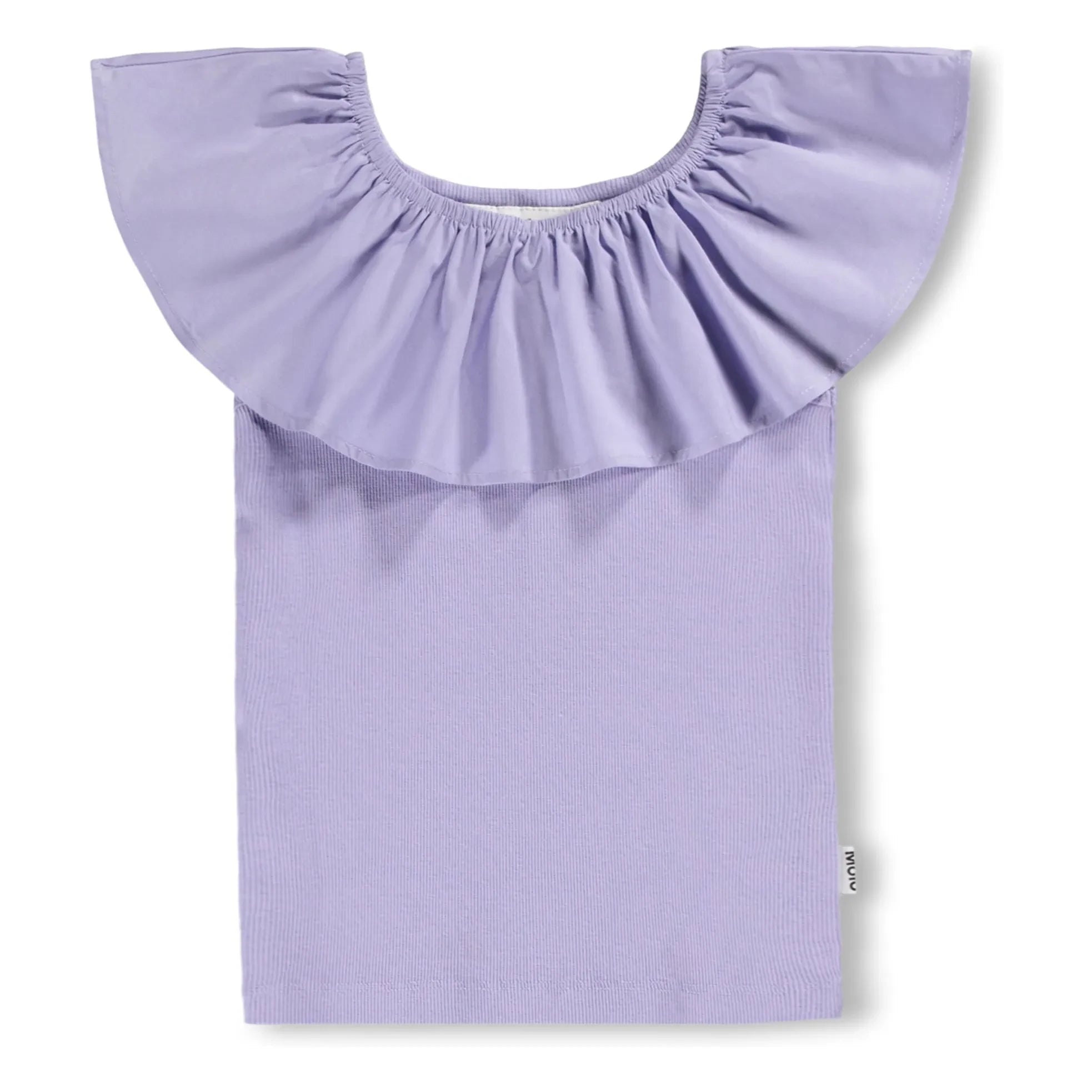 Molo - Reca organic cotton ruffle top | Lilac
