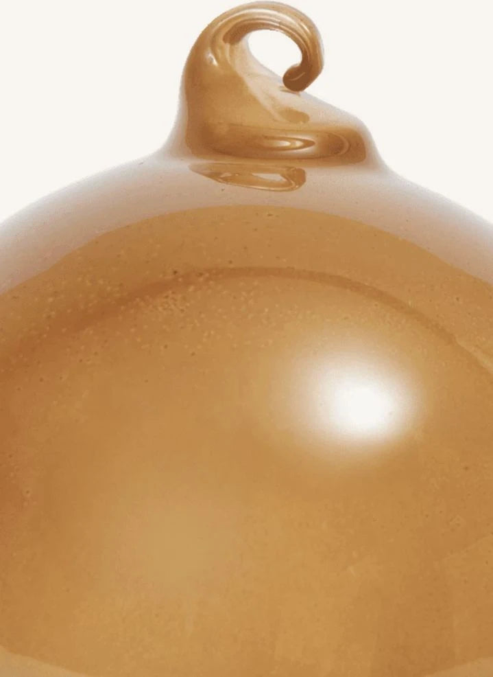 Ferm Living - Glass Christmas Ornaments - Set of 3 | Orange