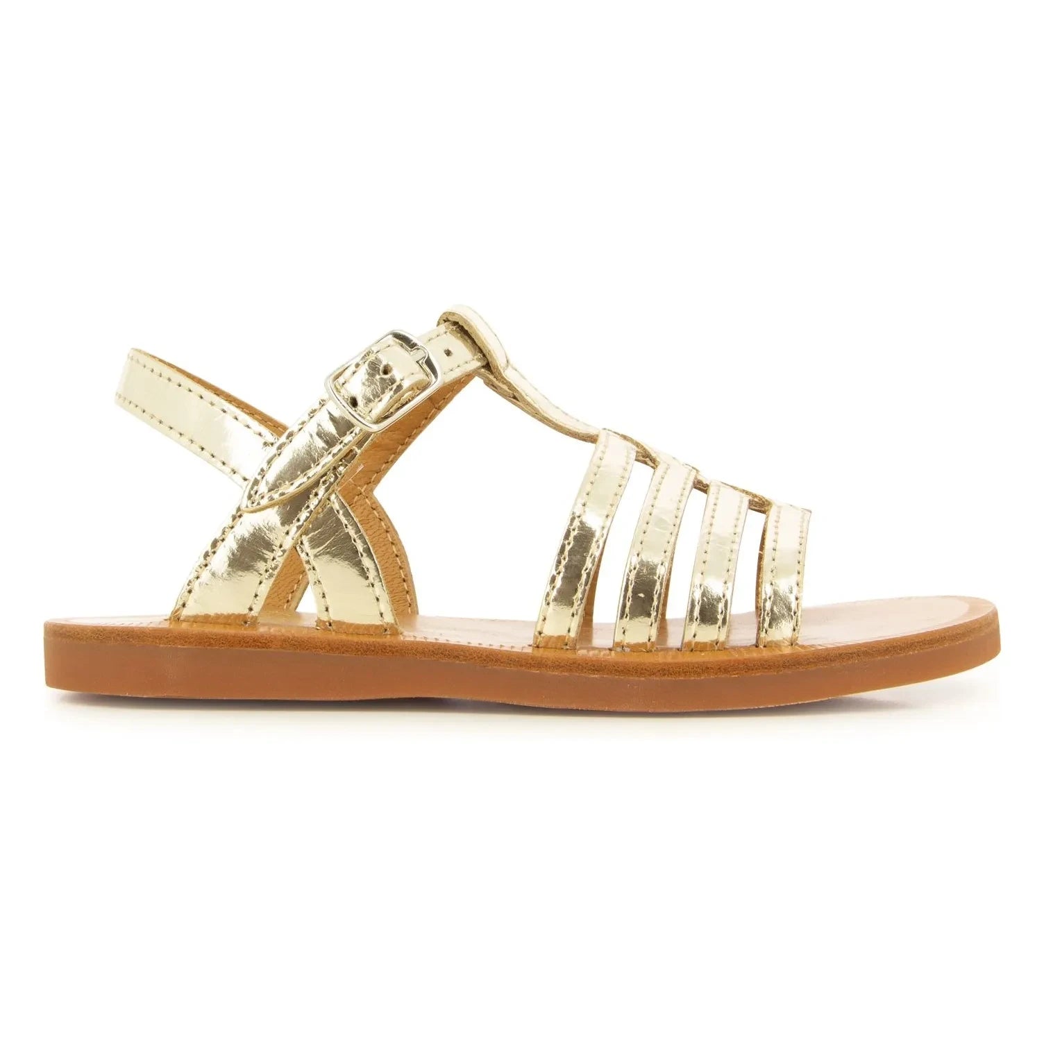 Pom d'Api - Plagette New Salomé Sandals | Orange