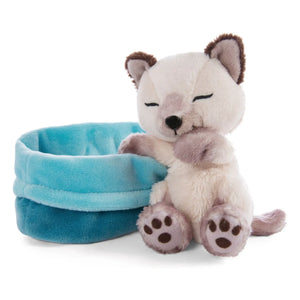 Nici - Siam Cat Plush Toy - Sleeping Pets | Beige