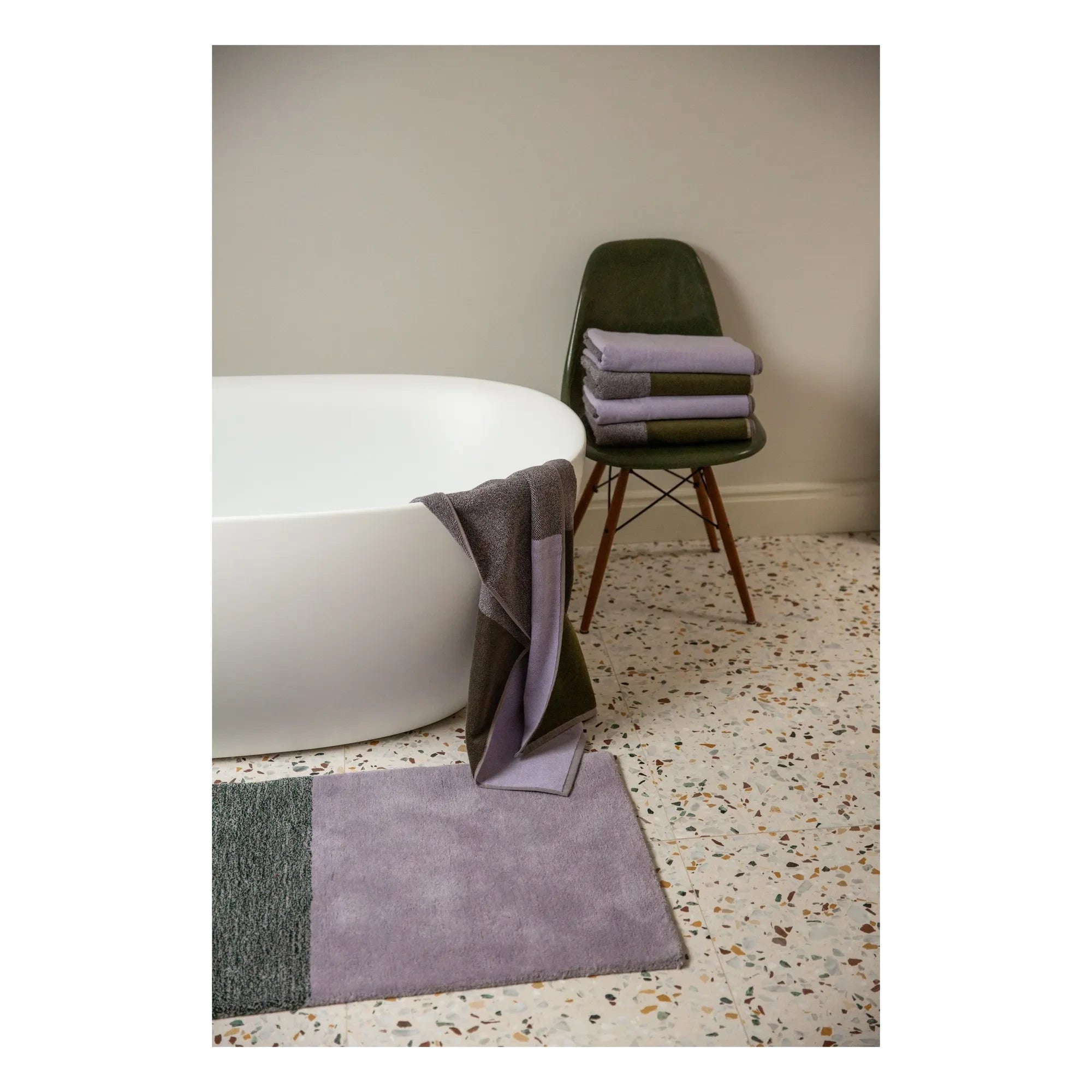 Suite 702 - Bathroom Towels, Lex Pott - 2-piece Set | Green