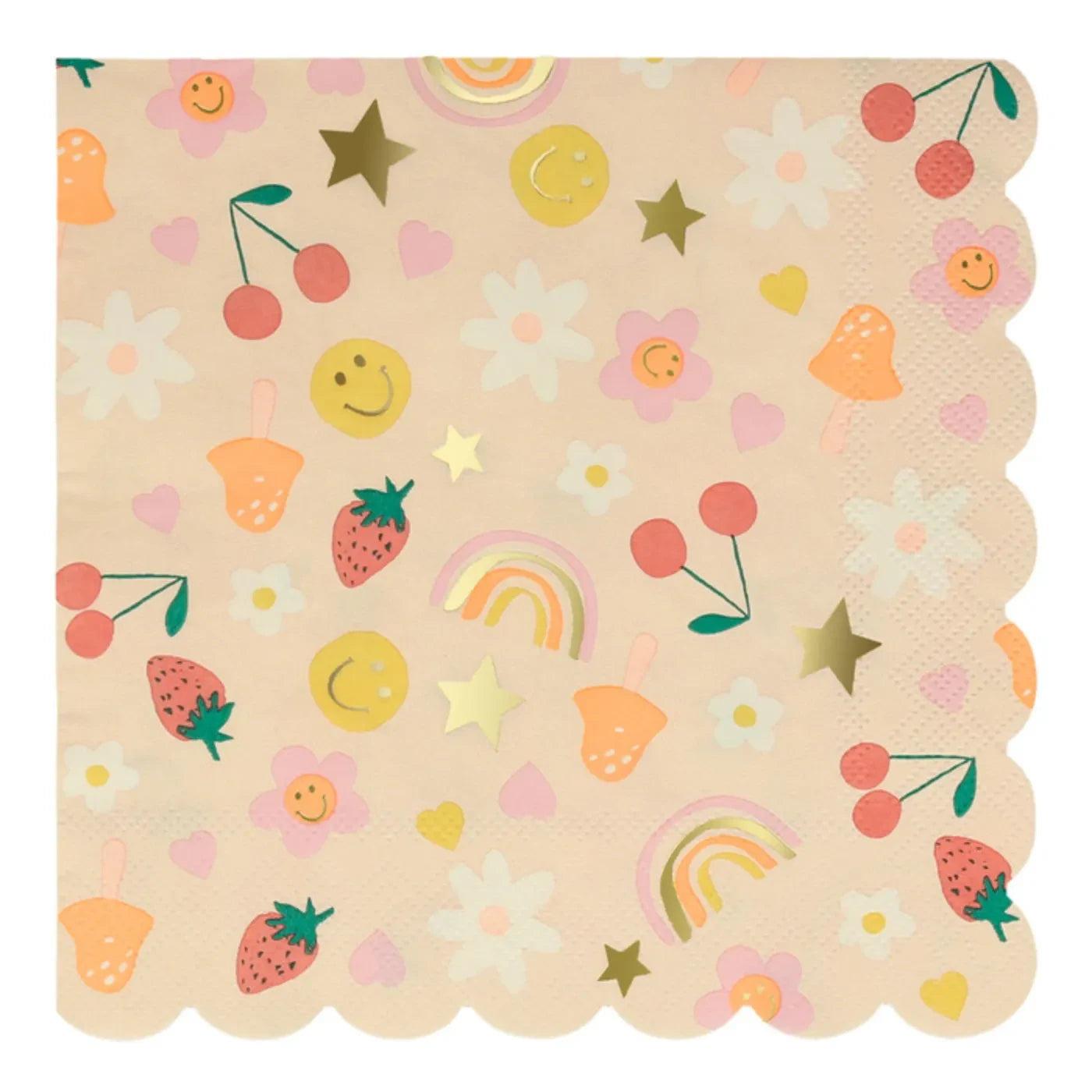 Meri Meri - Large Happy Icons Napkin Set - 16 pcs