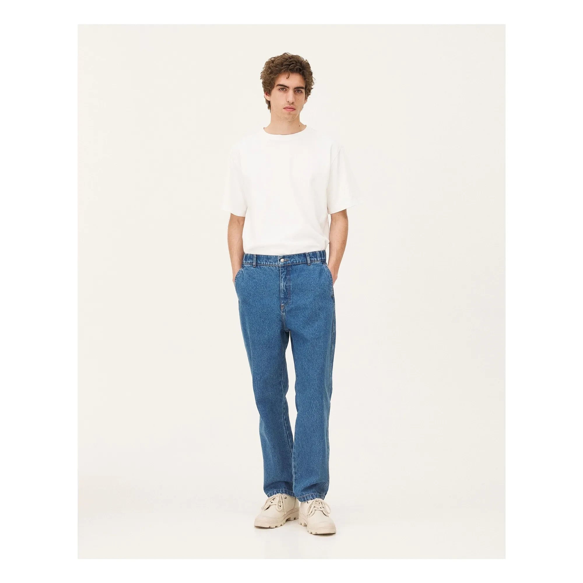 Noyoco - Calder Organic Cotton Jeans | Light Blue