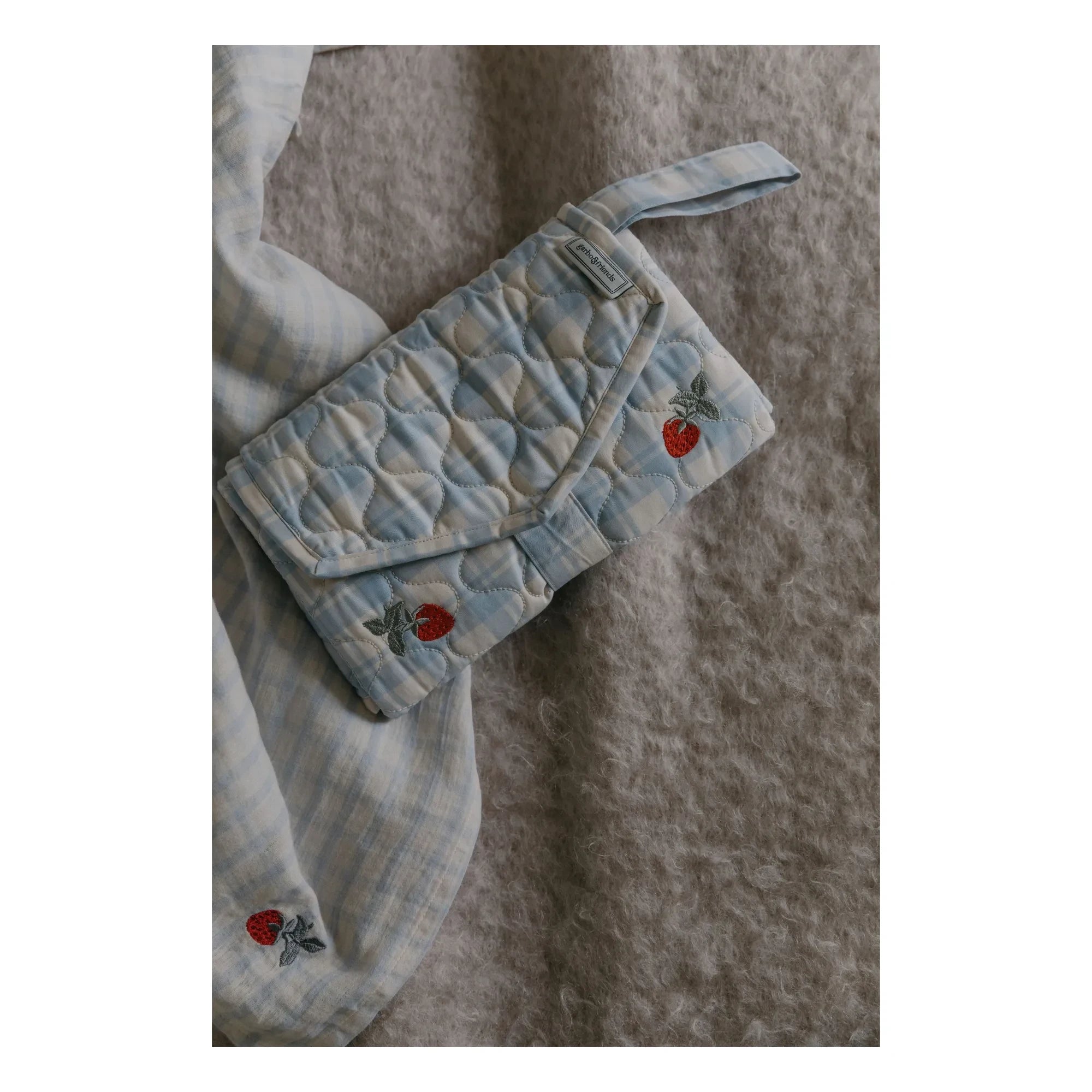 garbo&friends - Plaid Sky travel changing mat