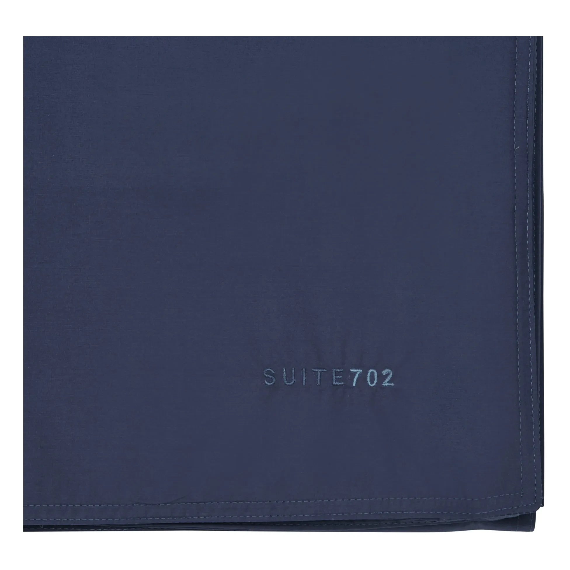 Suite 702 - Organik Percale Nevresim Kılıfı | Lacivert