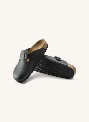 BIRKENSTOCK - Boston Leather Clogs