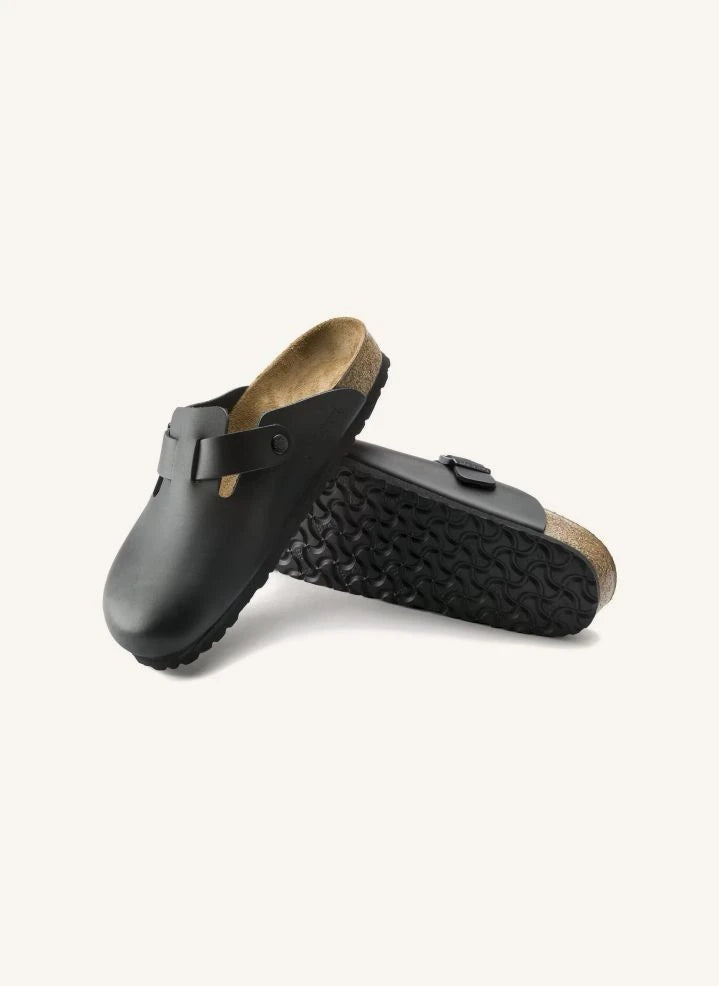 BIRKENSTOCK - Boston Leather Clogs