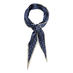 Becksöndergaard - Hearta Tulip Diamond Shawl | Navy Blue