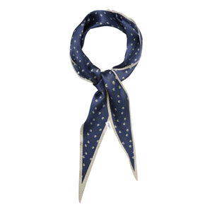 Becksöndergaard - Hearta Tulip Diamond Shawl | Navy Blue