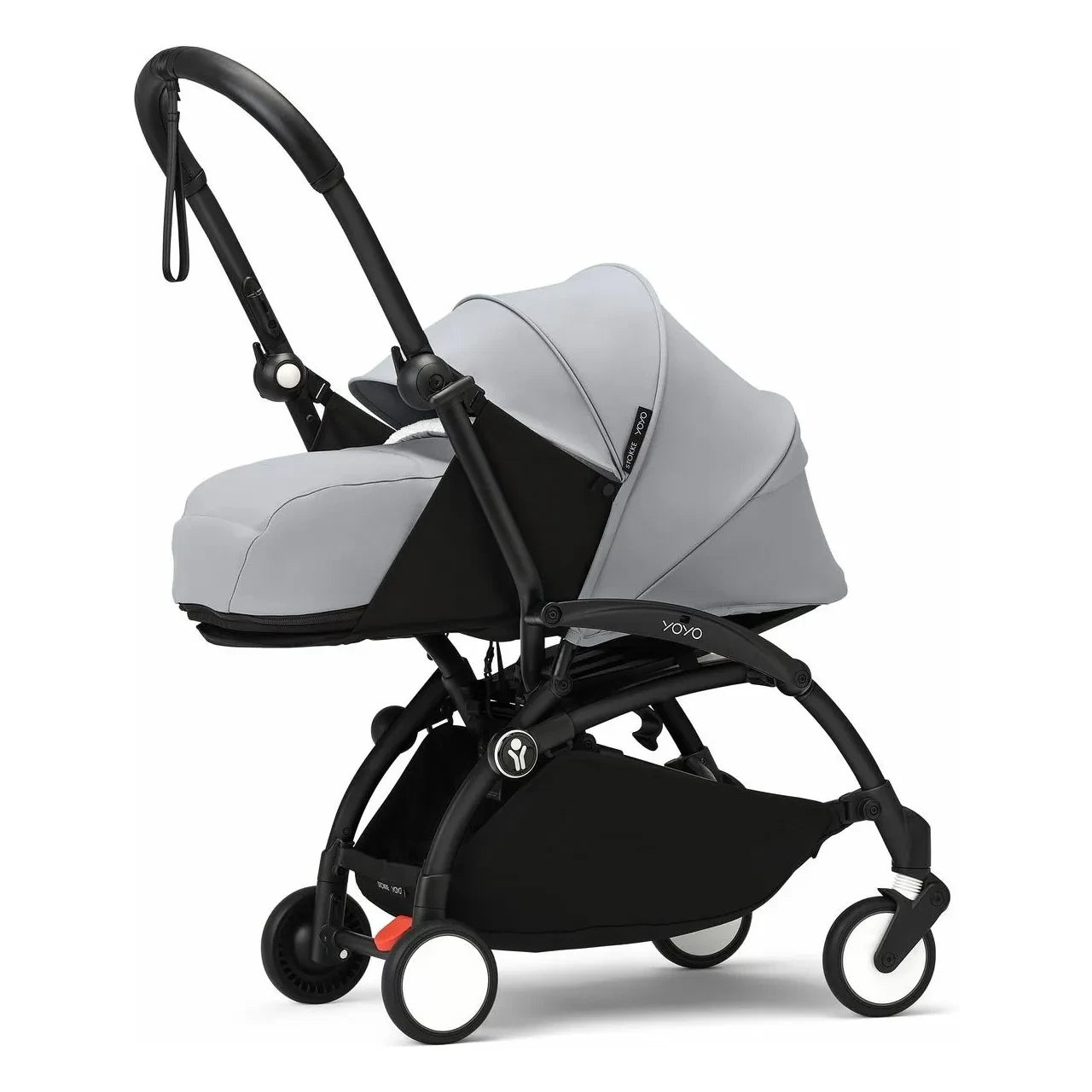 Stokke® - YOYO³ Full Baby Stroller 0+ and 6+ Black Frame | Stone