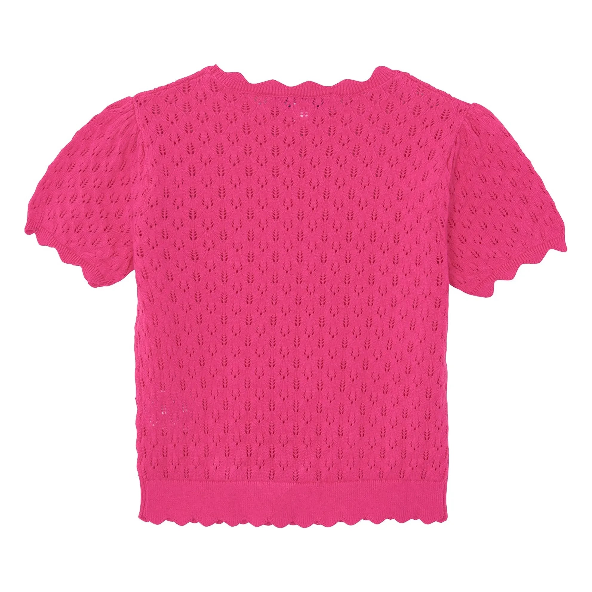 Toast & Chocolate - Tişört Knit Festoon | Pembe
