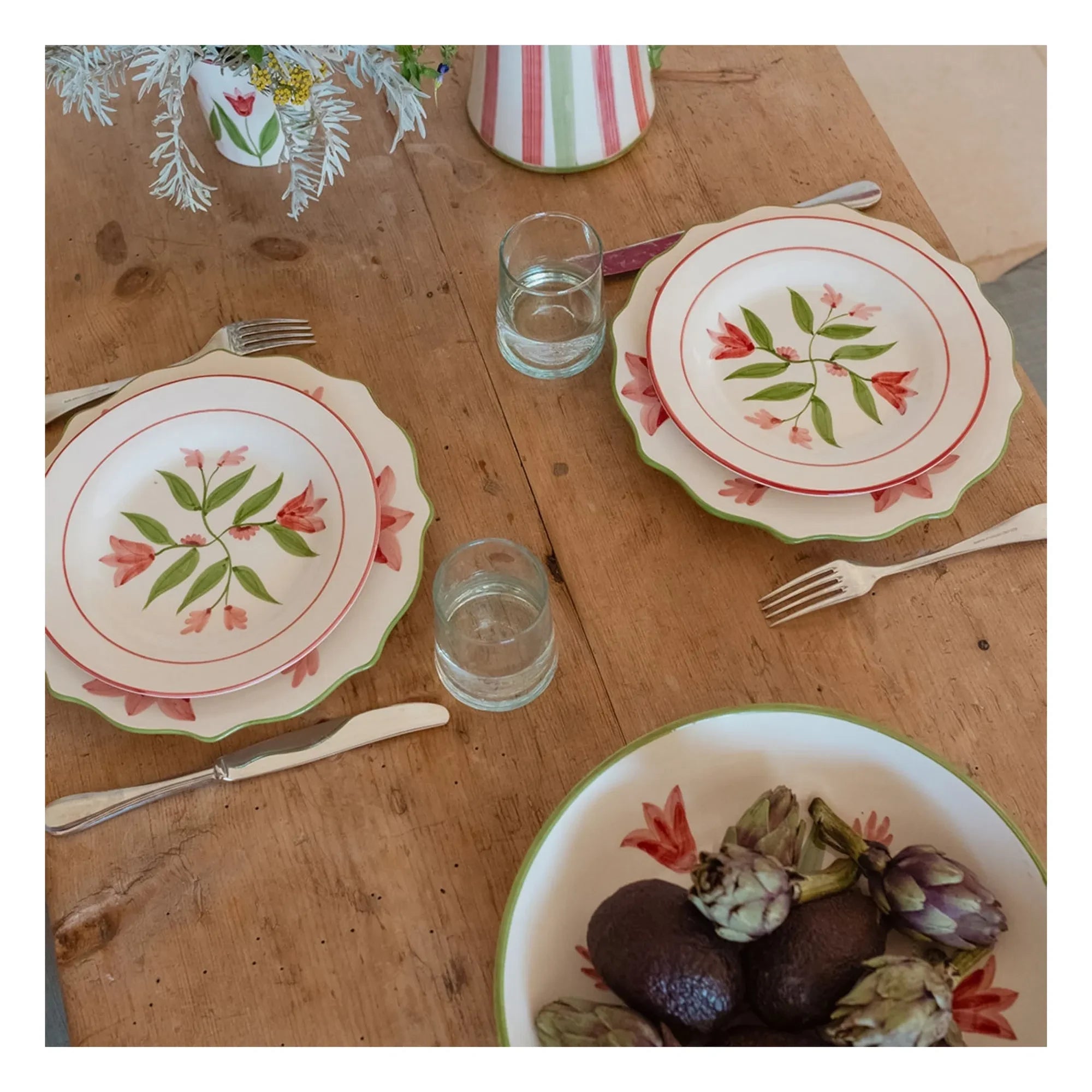 Denise - Plat Romy | Pembe