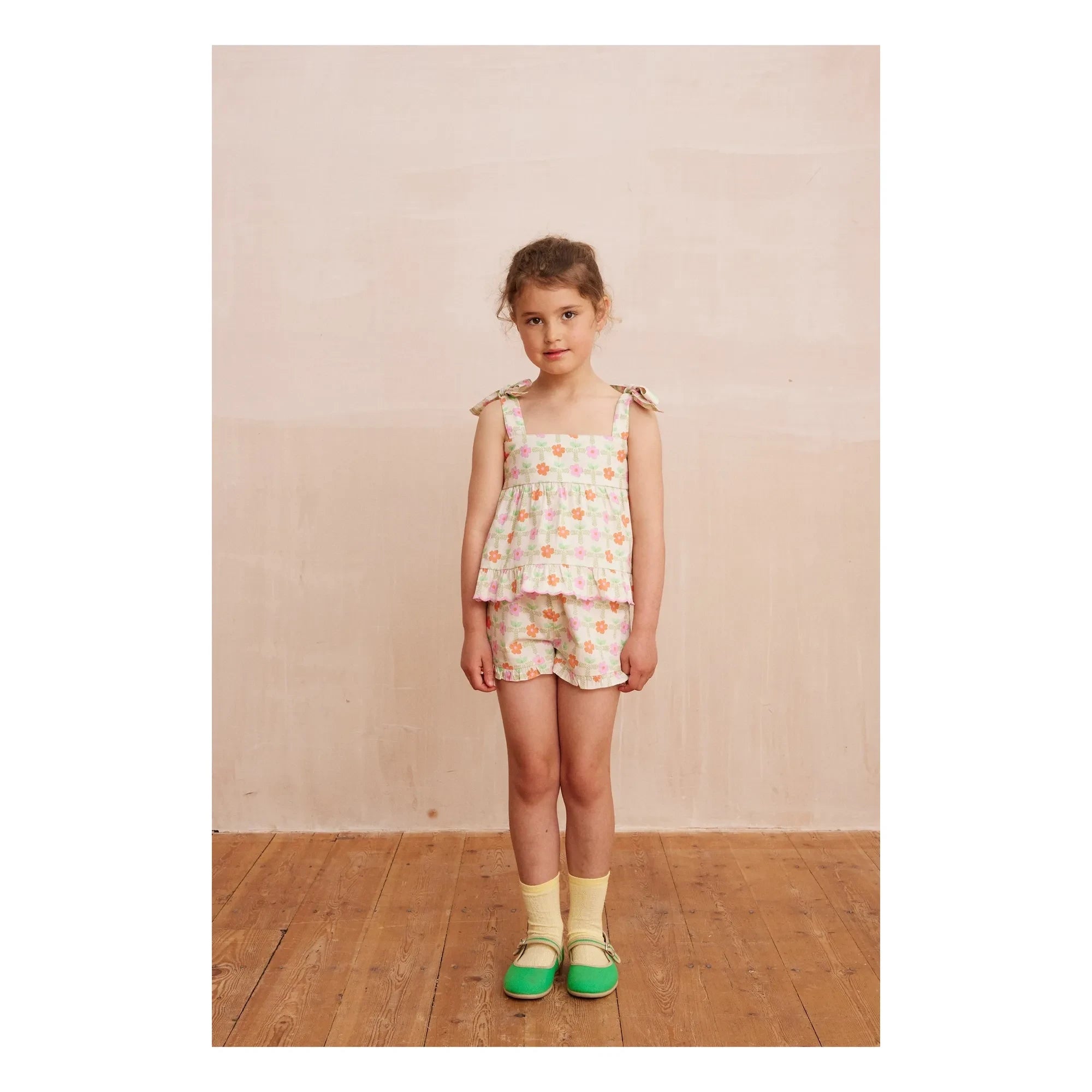 Hello Simone - Lucie Çiçekli Upper | Ecru