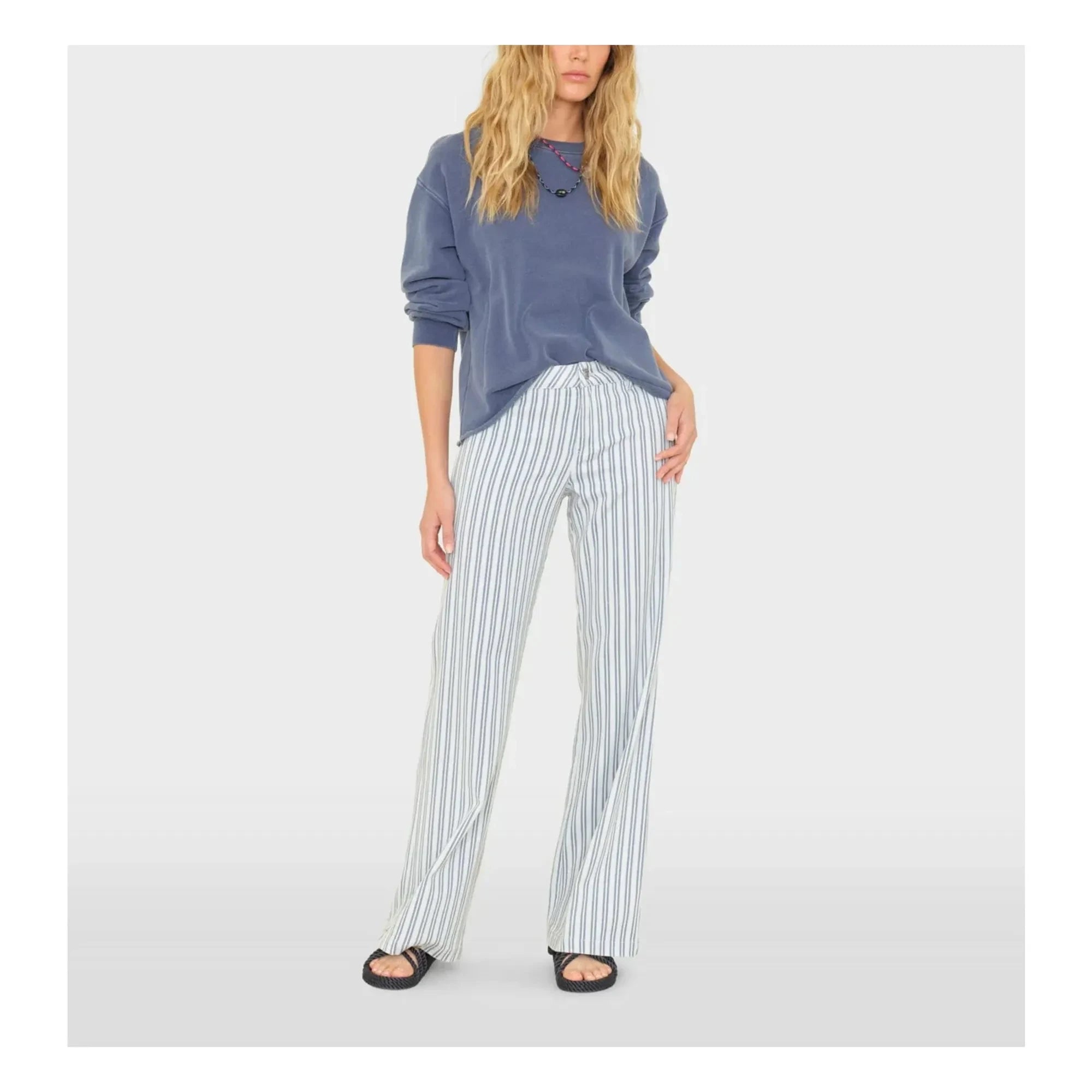 Xirena - Serra Striped Pants | Blue