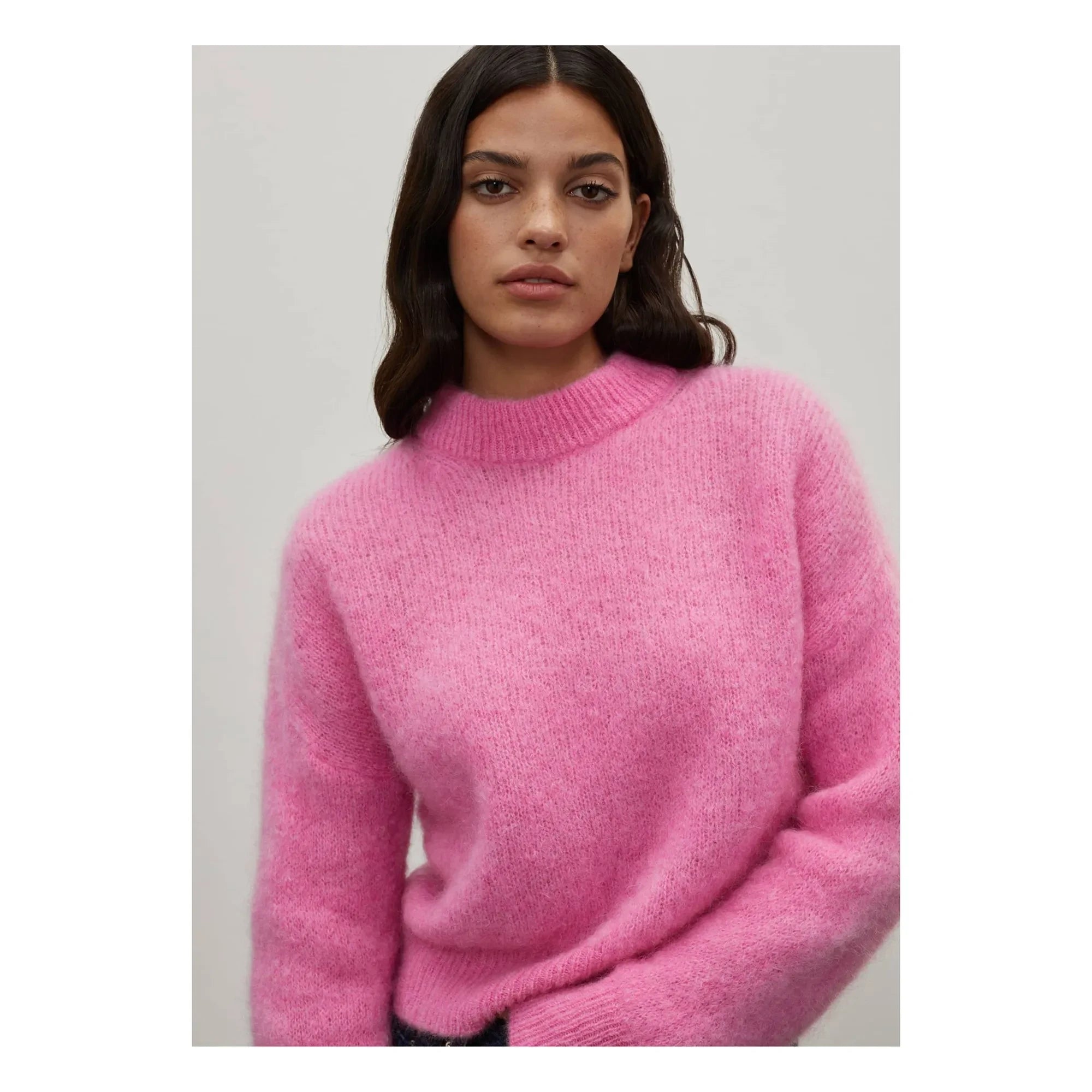 Surprise Paris - Jane Super Kid Mohair Sweater | Pink