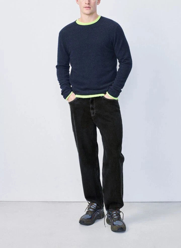 American Vintage - Ducksbay Wool and Cashmere Sweater | Navy