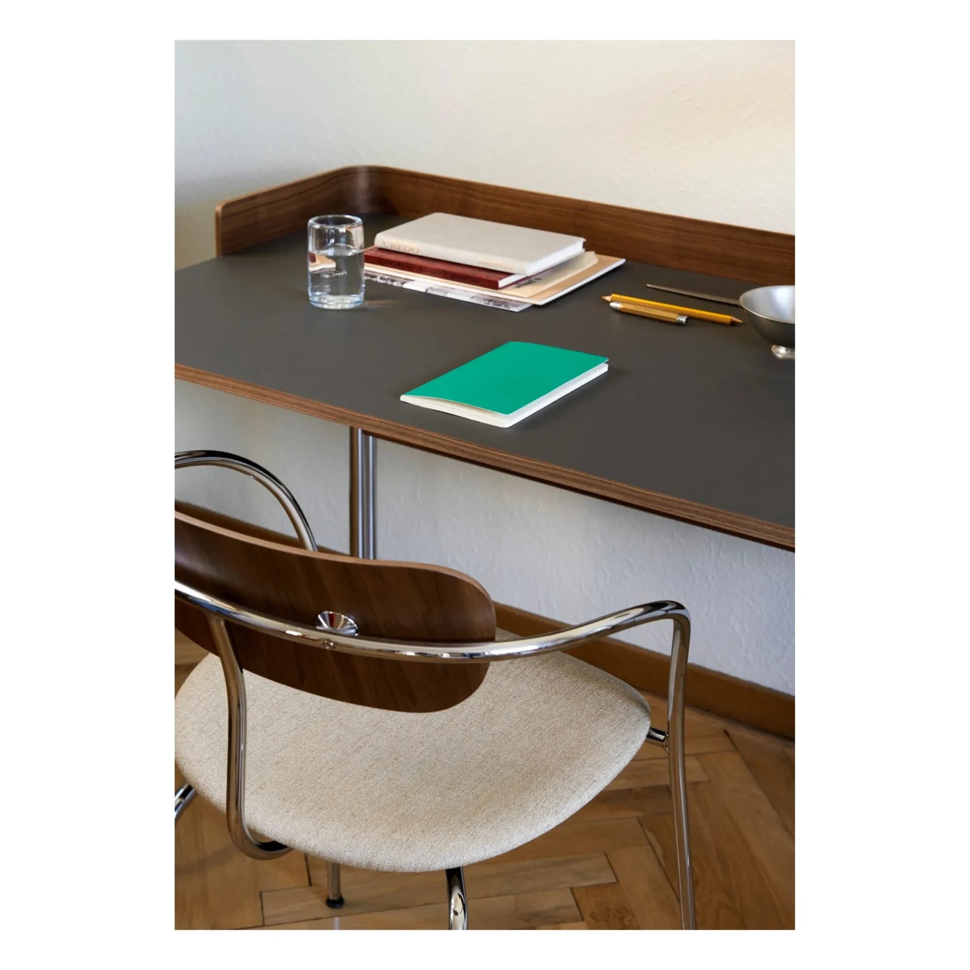 & Tradition - Pavilion AV17 Mass, Chrome Base | Walnut