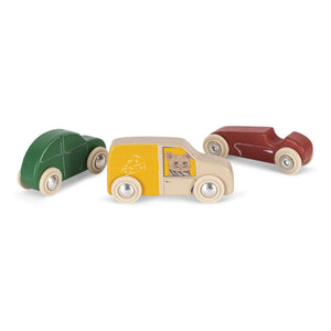 Konges Sløjd - FSC Wooden Cars - 9-piece Set