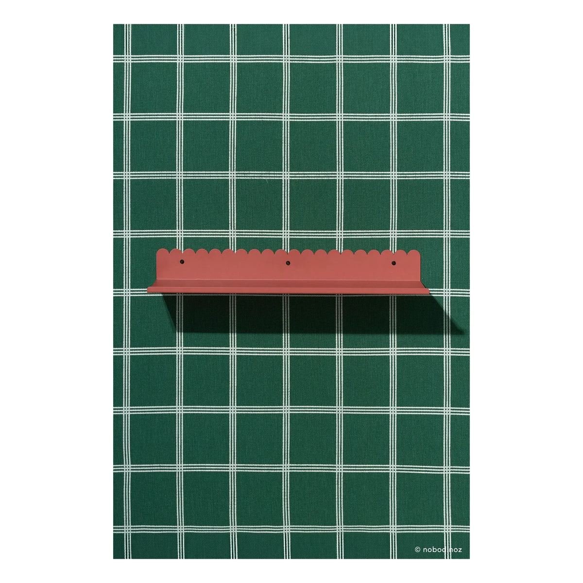 Nobodinoz - Vibes Wall Shelf 50x16 cm | Terracotta
