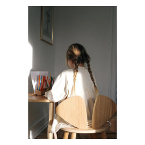 Nofred - Oak School Desk and Mouse Chair | Oak