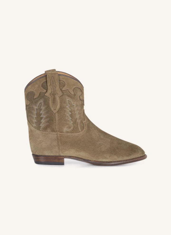 Shiloh Heritage - Early Night Suede Boots | Hazel