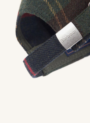 Barbour - Galingale tartan şapka | Yeşil