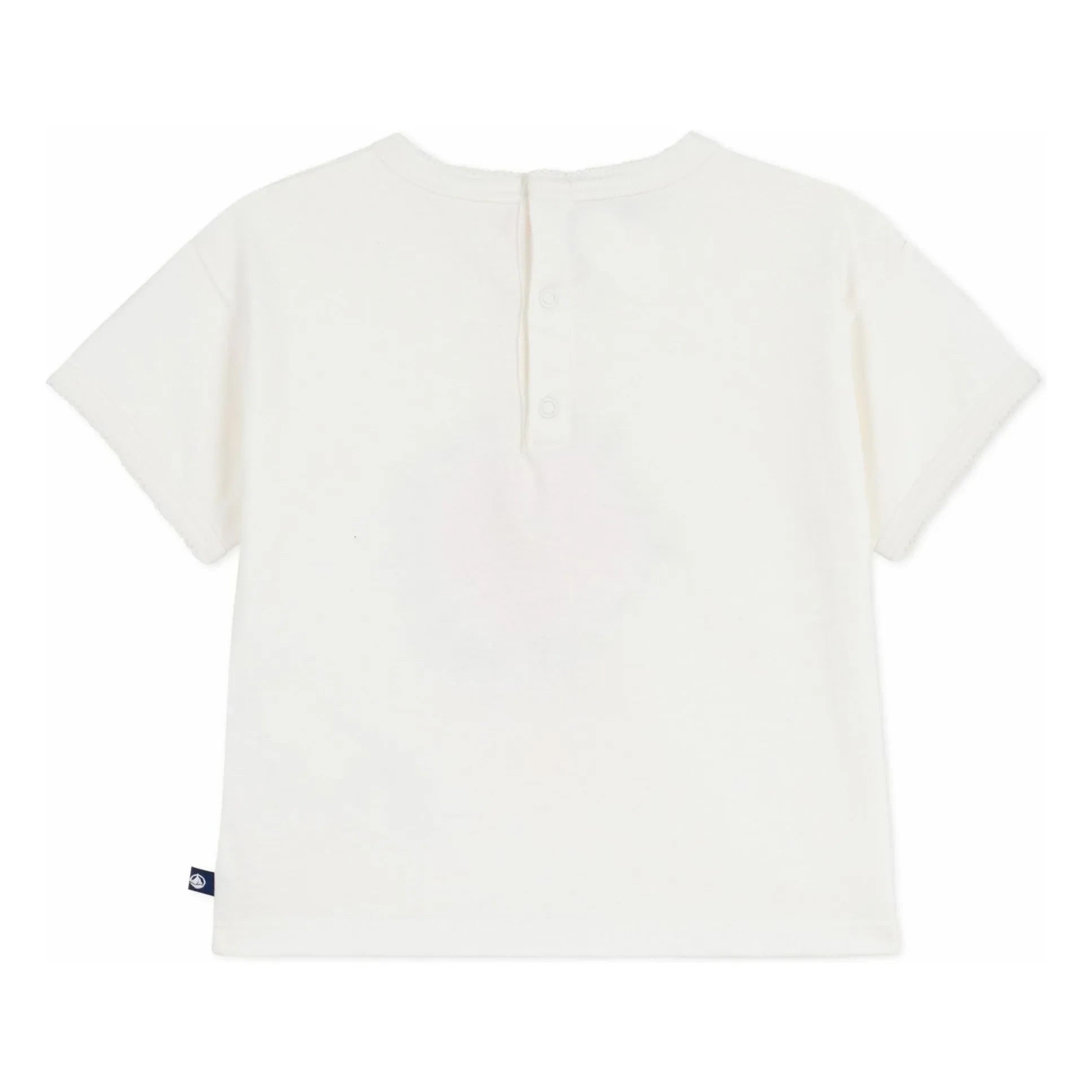 Petit Bateau - Fleur Cotton Organic T-Shirt | White