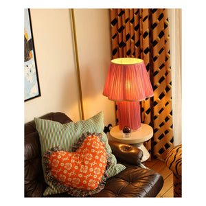 Doing Goods - Myra Silk Table Lamp | Fuchsia