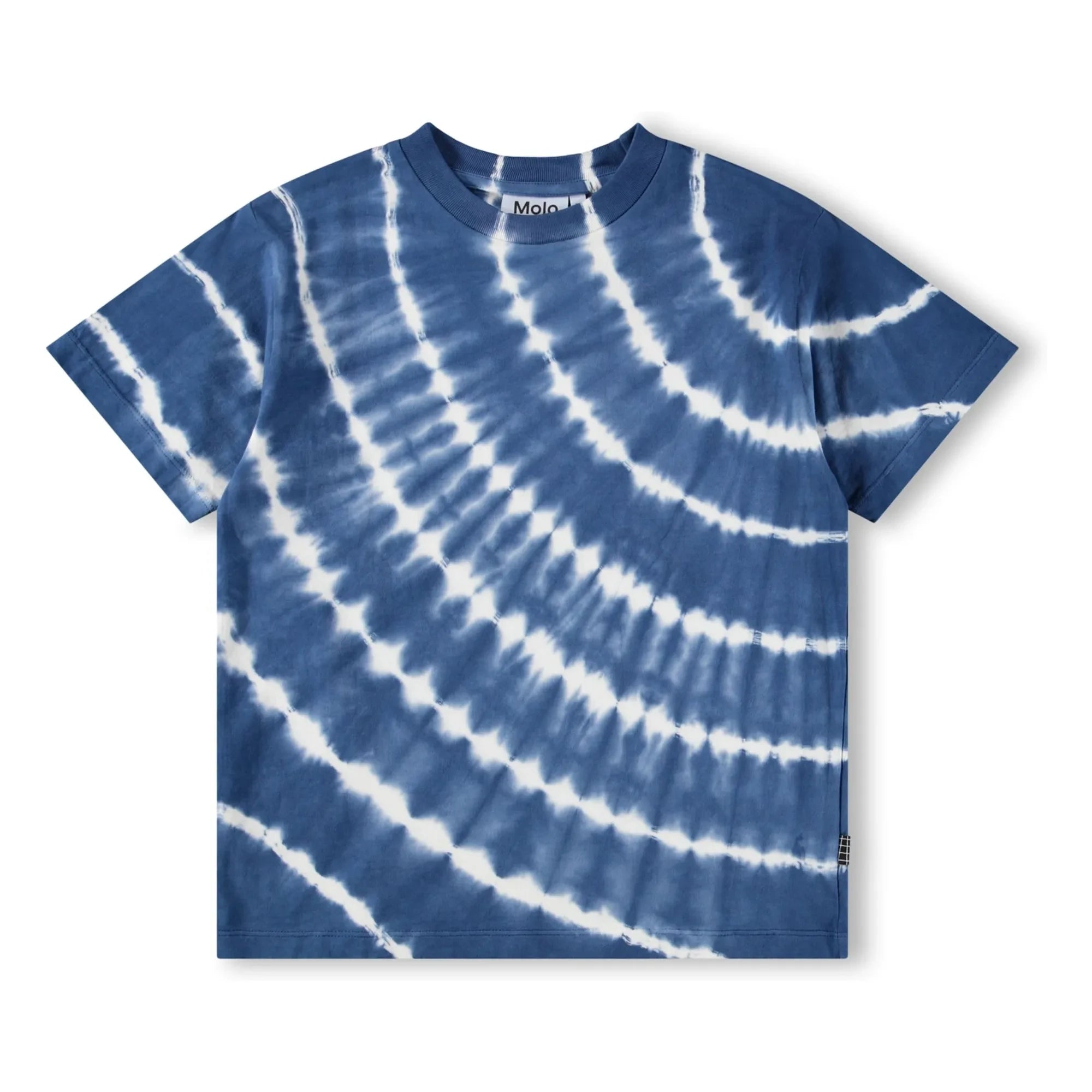 Molo - Riley Batik Organic Cotton T-Shirt | Blue