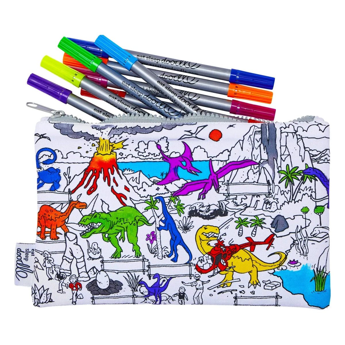 EatSleepDoodle - Dino Coloring Set