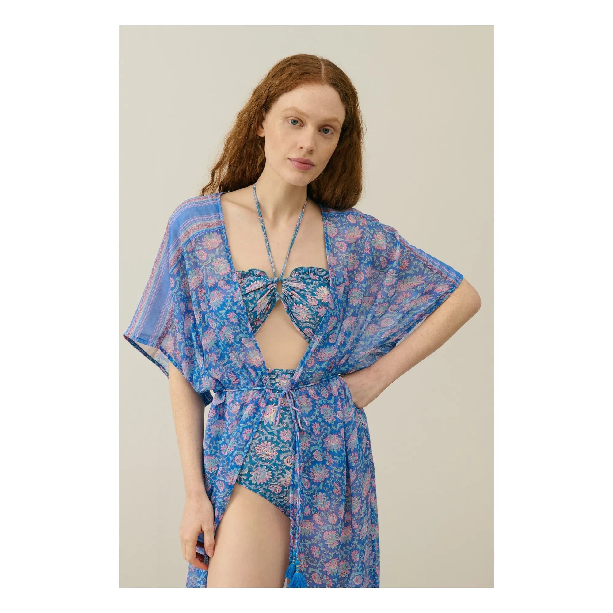 Louise Misha - Kimono Chill Organic Cotton - Women's Collection | Blue