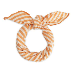 Gray Label - Striped Organic Cotton Scarf | Apricot