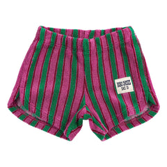 Bobo Choses - Striped Baby Shorts | Green