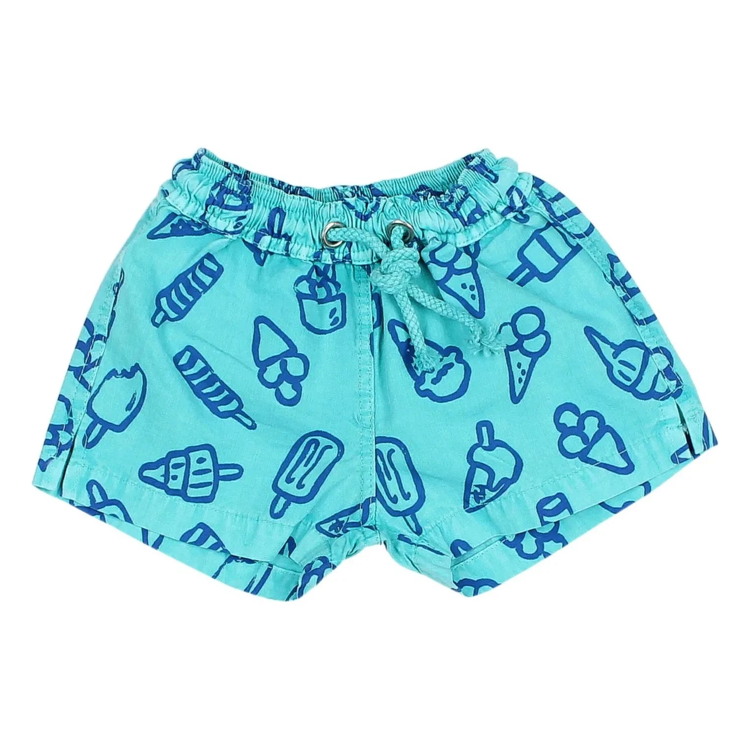 Búho - Bébé Glaces Cotton Organic Bath Shorts | Turquoise