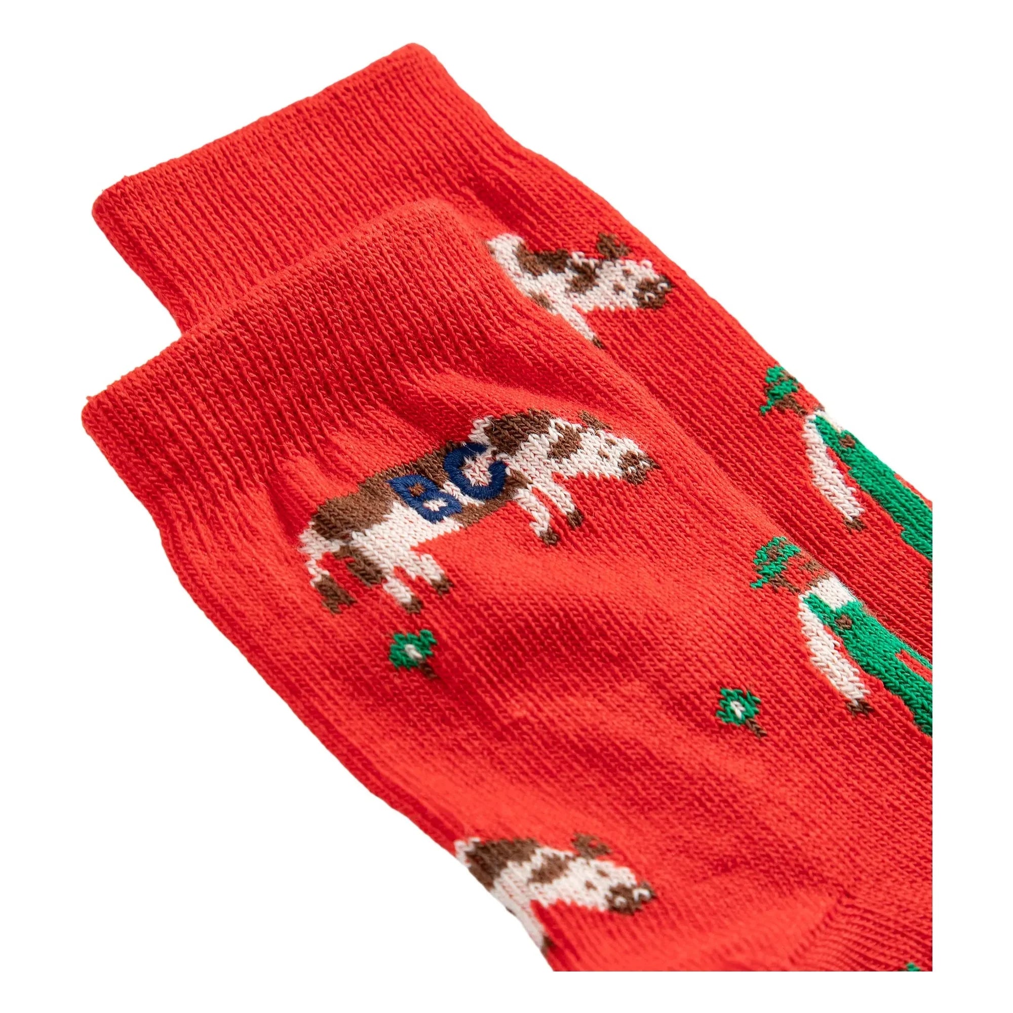 Bobo Choses - Organic Cotton Farm Socks | Red