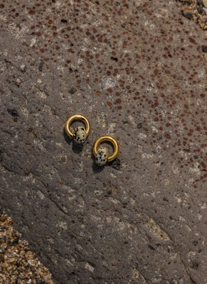 Anni Lu - Glazed Donut Earrings | Gold
