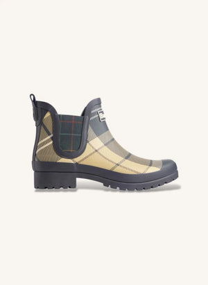 Barbour - Mallow Ekose Chelsea Yağmur Botları | Haki