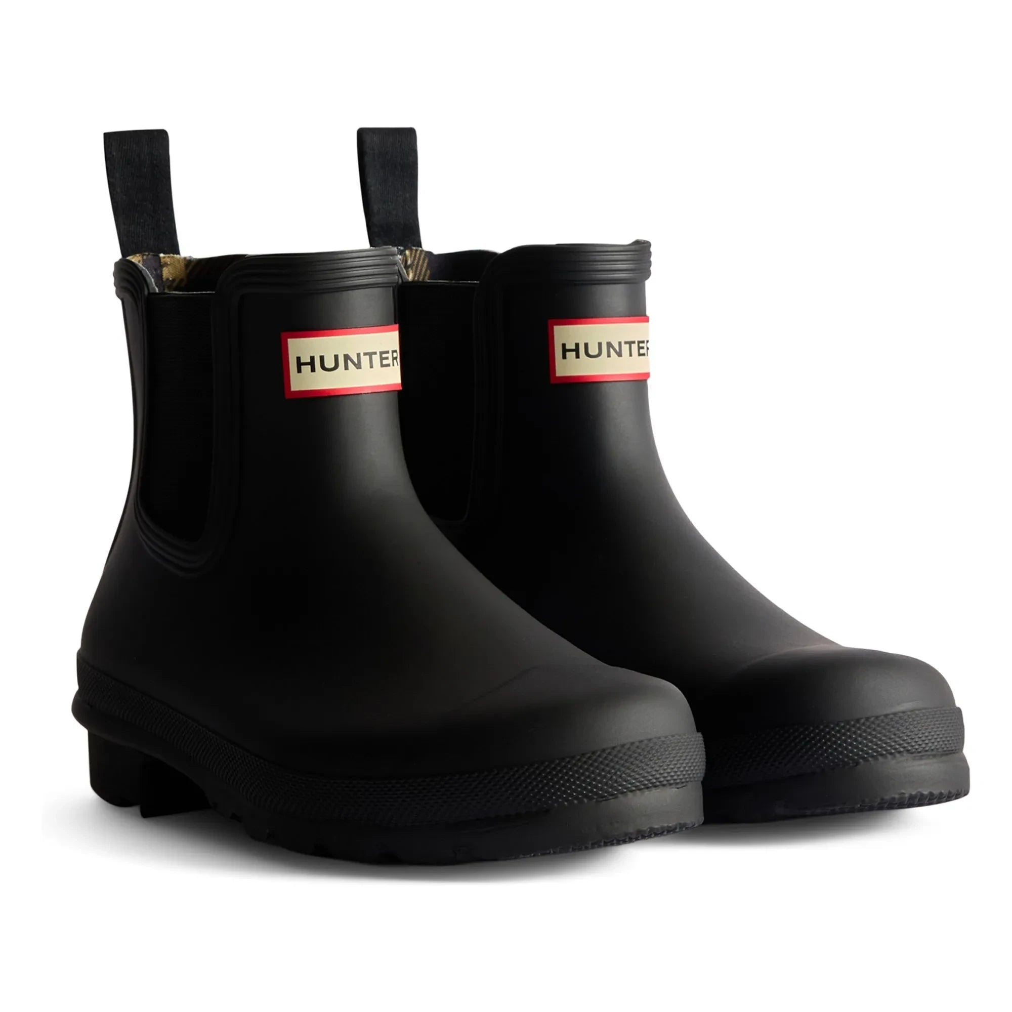 Hunter - Chelsea Boots Original Tartan Rubber | Black