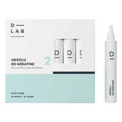 D-LAB NUTRICOSMETICS - Absolu de Kératine Dietary Supplements - 28 Shots | Colorless