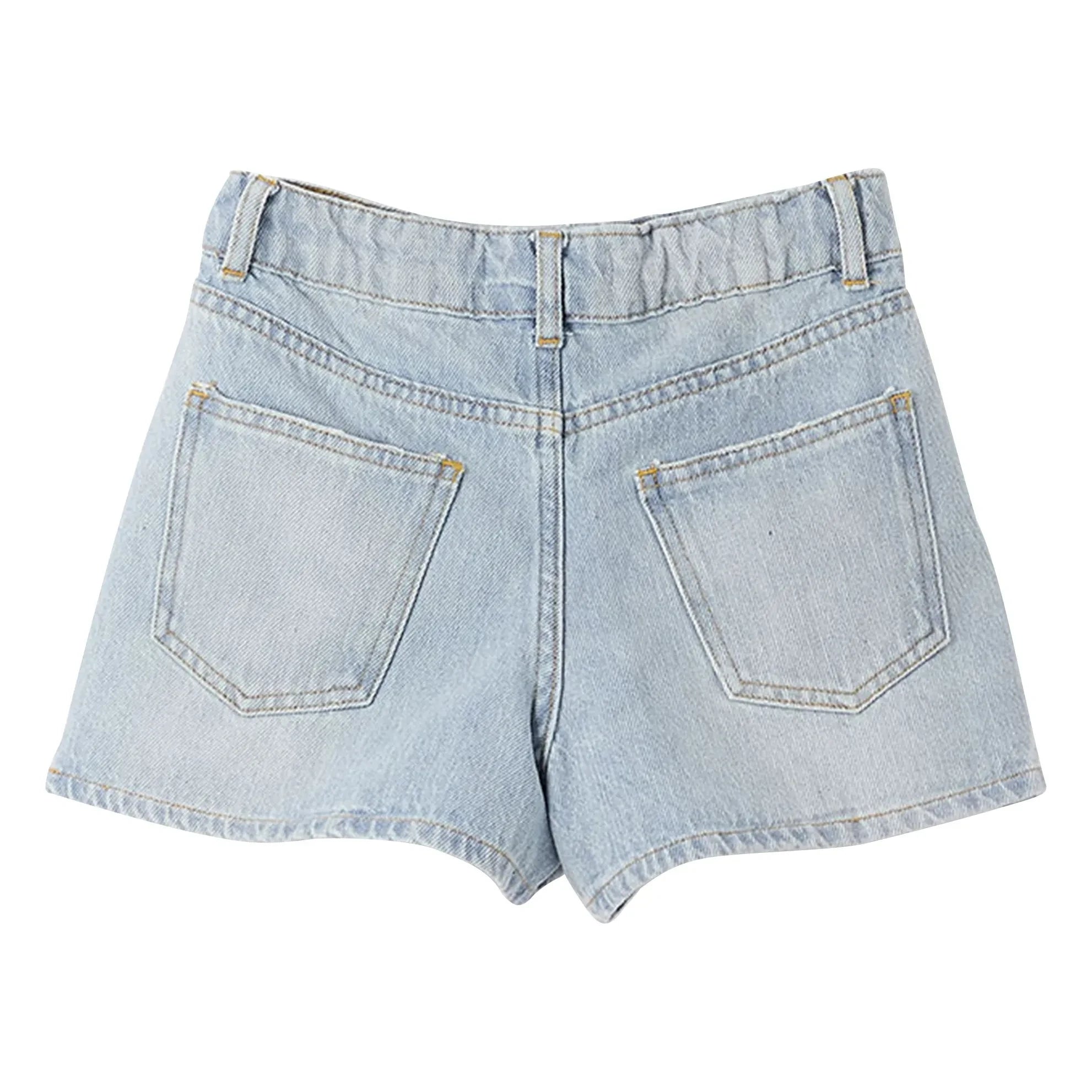 Fabula - Light Blue Denim Short Skirt
