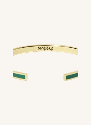 Bangle Up - Emerald green cuff
