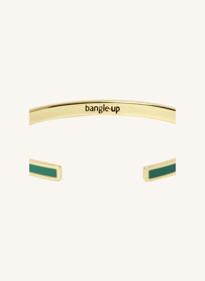 Bangle Up - Emerald green cuff