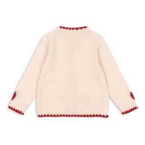 Konges Sløjd - Collette Strawberry Wool Sweater | Cream