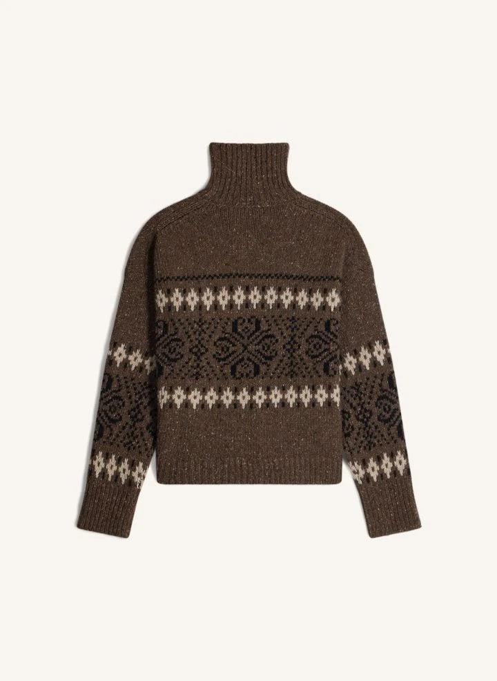 Vanessa Bruno - Huguette Wool Sweater | Taupe Brown