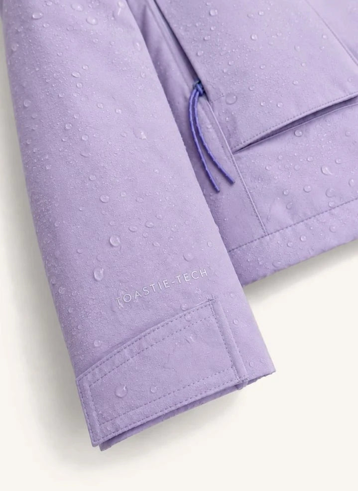 Töastie - Waterproof Windbreaker with Recycled Fiber Lining | Lilac