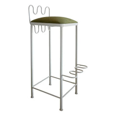 Honoré - Dolores bar stool with water-repellent fabric | Khaki