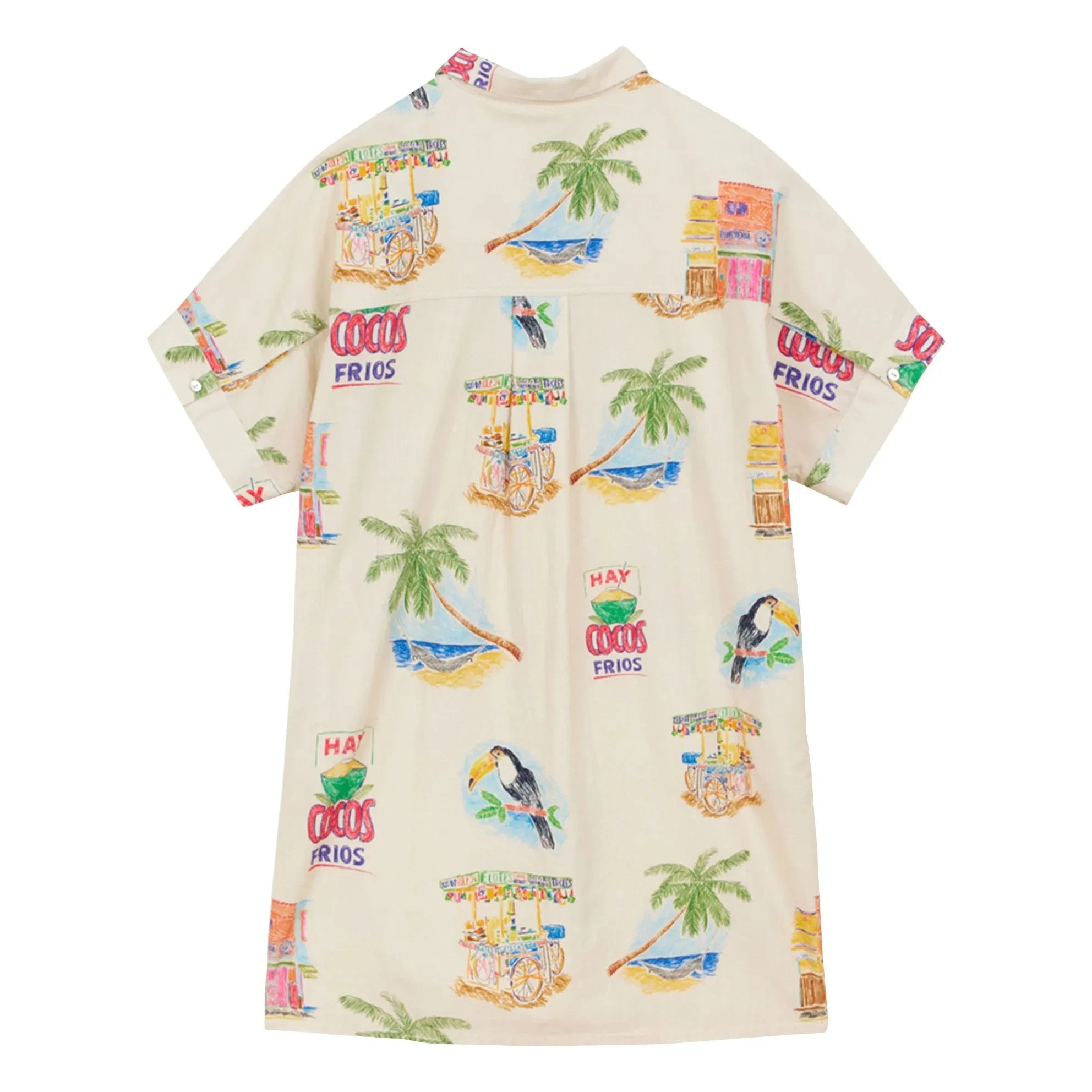 a.p - Cocos Cotton Dress | Cream