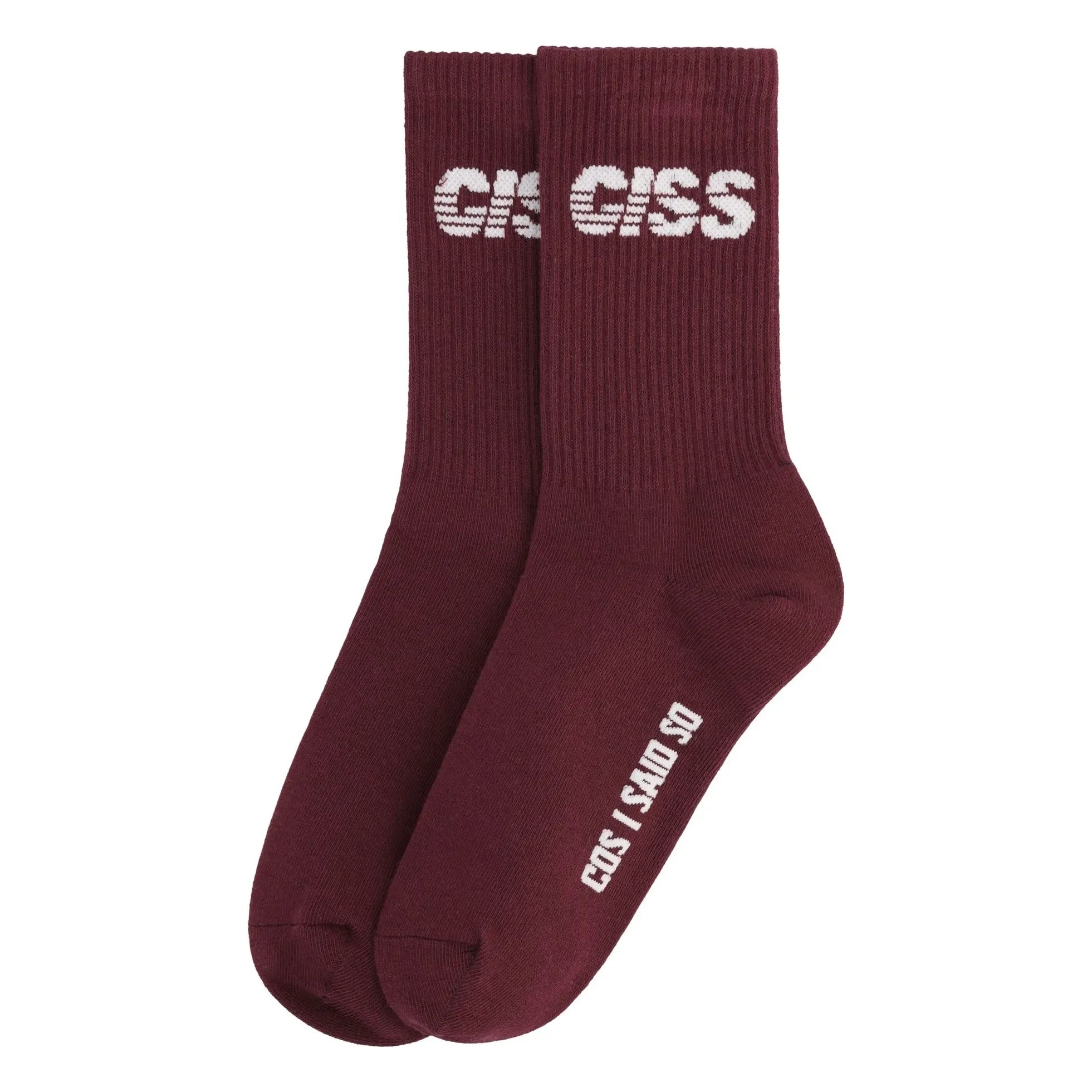 Cos I Said So - CISS Socks | Burgundy